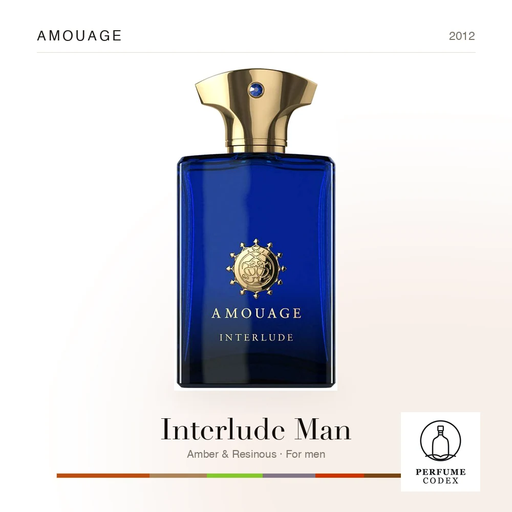 Amouage Interlude Man — perfume poster