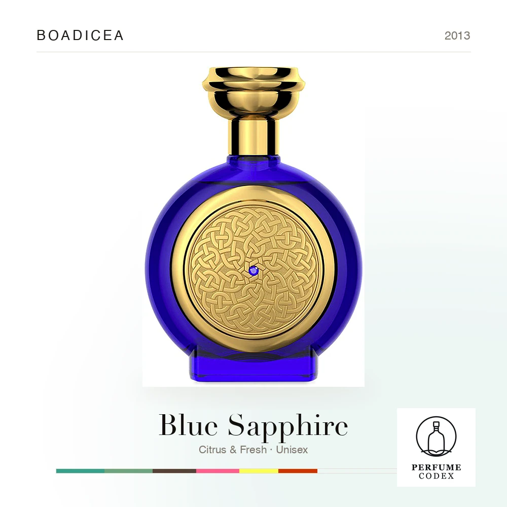 Boadicea Blue Sapphire — perfume poster