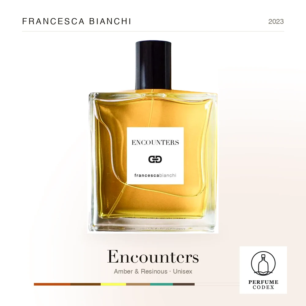 Francesca Bianchi Encounters — perfume poster