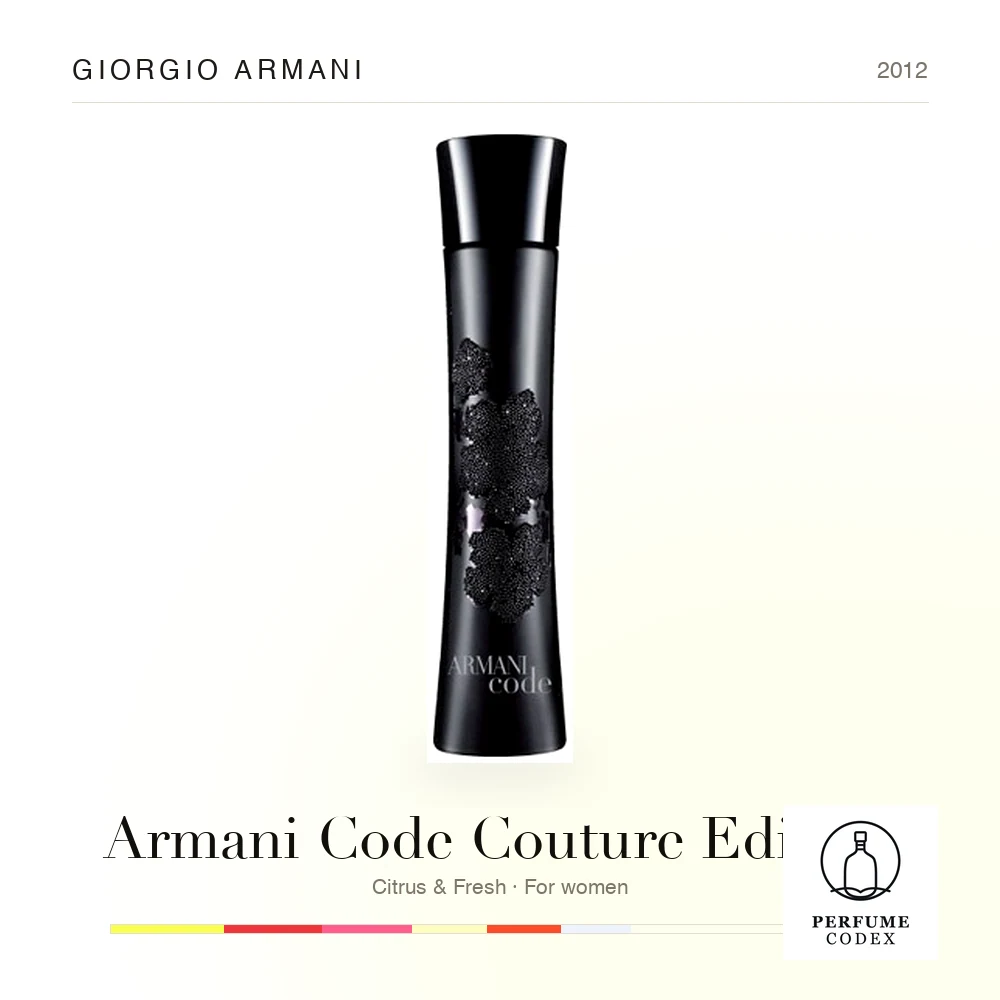 Giorgio Armani Armani Code Couture Edition — perfume poster