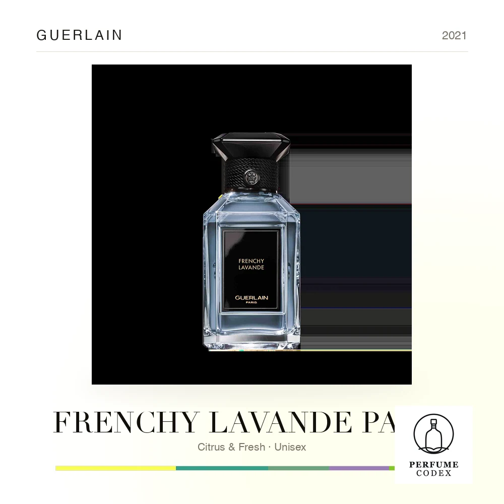 Guerlain FRENCHY LAVANDE PARIS — perfume poster