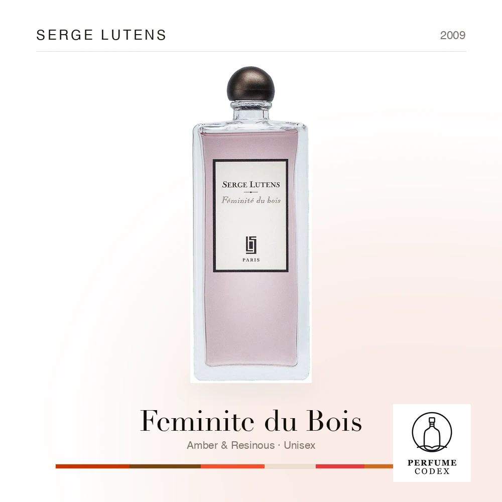 Serge Lutens Feminite du Bois — perfume poster