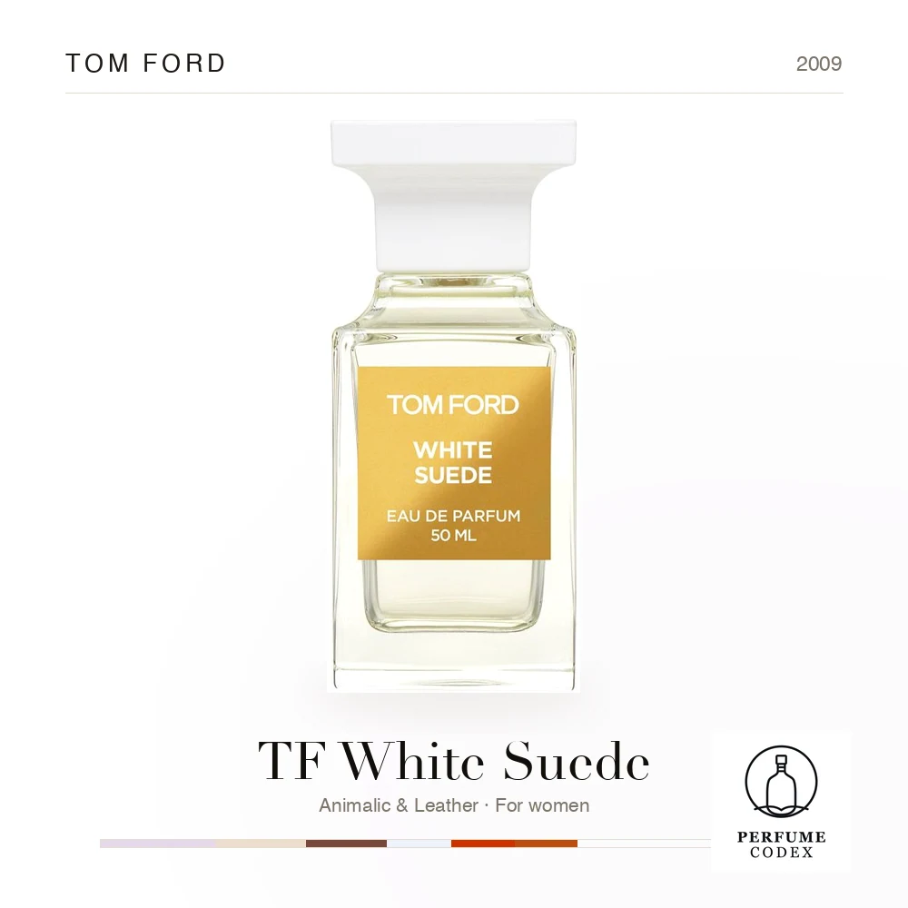 Tom Ford TF White Suede — perfume poster