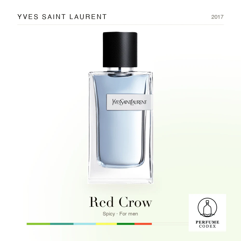 Yves Saint Laurent Red Crow — perfume poster